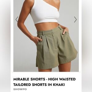 Showpo Mirable Tailored Shorts - Size US 14 - NWT